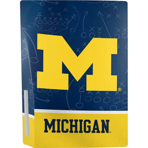 University of Michigan Jersey Split PS5 Console Skin